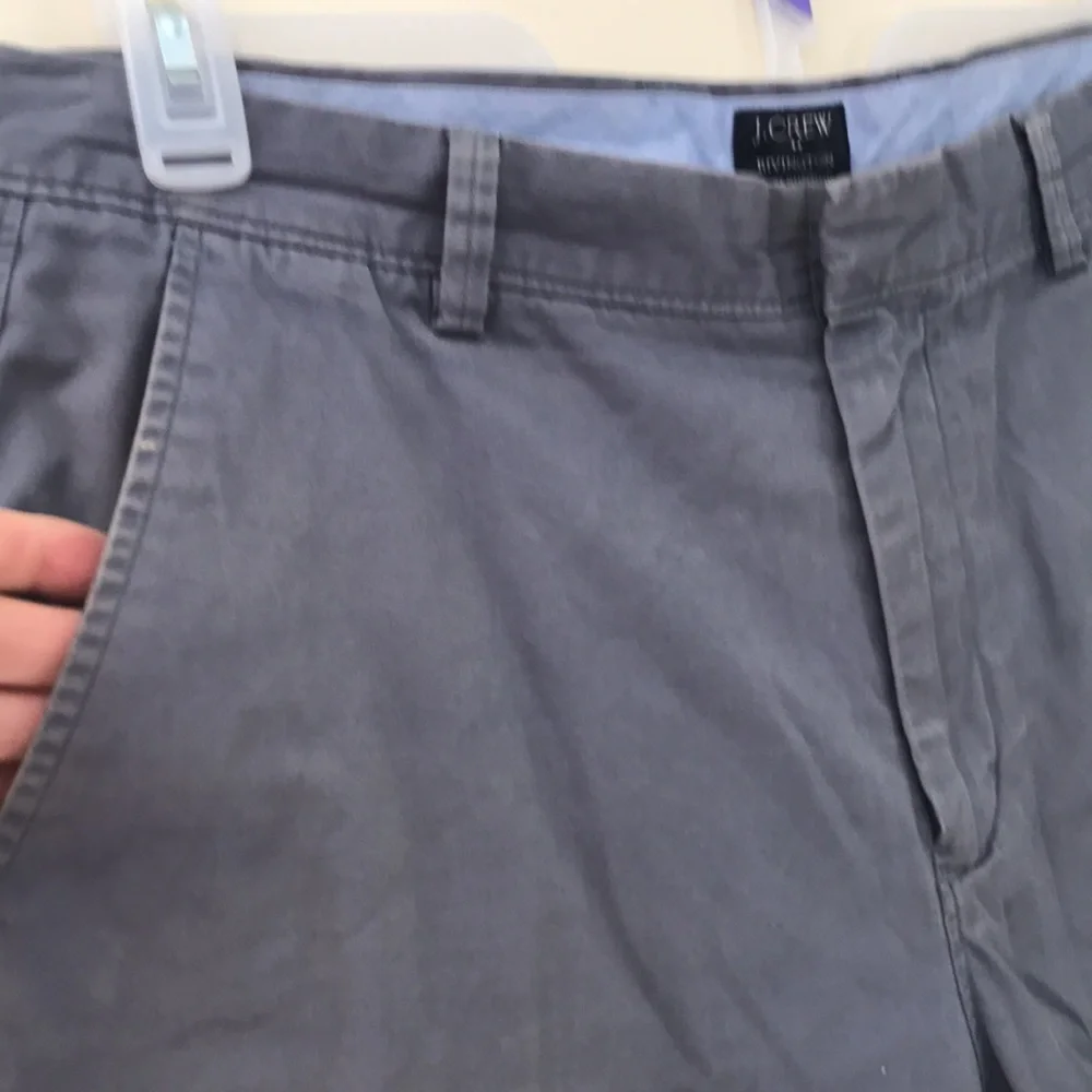 J. CREW Gray Rivington 100% Cotton Bermuda Shorts Size 35W